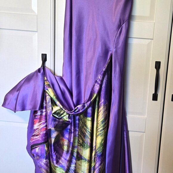 stunning purple beaded/jeweled detailed gown by BLUSH Prom by Alexia - Picture 9 of 15